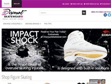 Tablet Screenshot of discountskatewear.com
